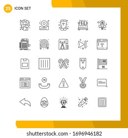 Universal Icon Symbols Group 25 Modern Stock Vector (Royalty Free ...