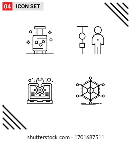 Universal Icon Symbols Group of 4 Modern Filledline Flat Colors of holiday; people; summer; chart; design Editable Vector Design Elements