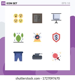 Universal Icon Symbols Group of 9 Modern Flat Colors of providence; modern; board; eye; thanksgiving Editable Vector Design Elements