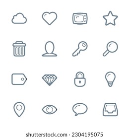 Universal icon vector design suitable for seamless pattern or wallpaper and many others