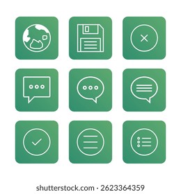 Universal icon for web and mobile. Vector icon illustration