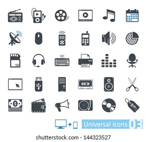 Universal icons set 03