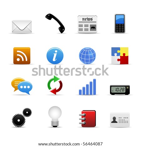 Universal Icons Set Vector