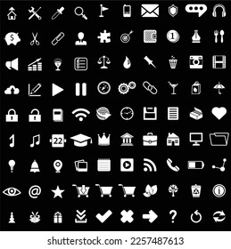 Universal icons in this group to use every day. 