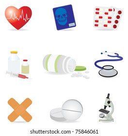 Universal icons. Vector set