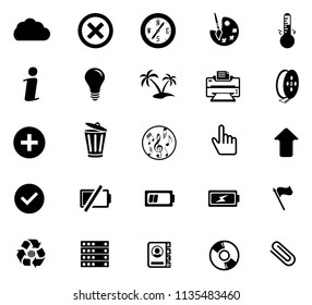 Universal icons - vector web business icons set - computer communication sign & symbols