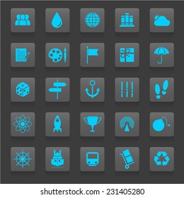 Universal Icons For Web and Mobile.Vector Design