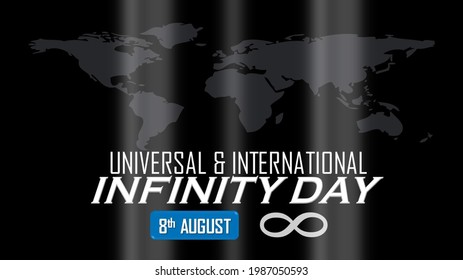 Universal and International Infinity Day background
