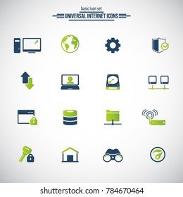 Universal internet icons