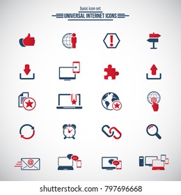 Universal internet icons