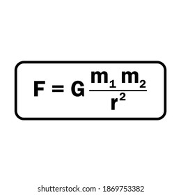 universal law of gravitation, Newton's law