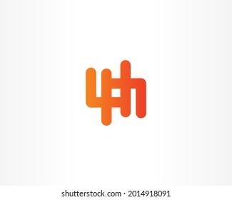 Universal and line vector logo design concept