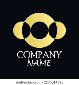 Logo universal para el diseño de la empresa. Ilustración del vector