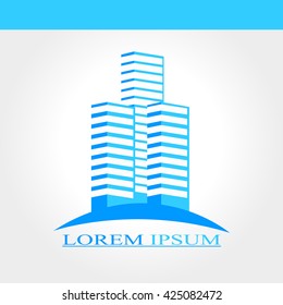 Universal logo for construction company