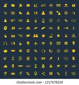 Universal Mix Icon Set of 100 Quality icons. Very Useful For Web & Mobile App.