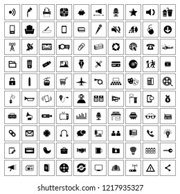 Universal Mix Icon Set of 100 Quality icons. Very Useful For Web & Mobile App.