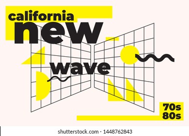 Universal Modern Geometric Shapes Set. Chaotic composition with Vector abstract design elements for web banner, posters, backgrounds