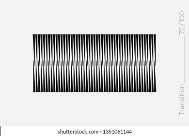 Universal Modern Halftone Geometric Shape. Vector Classical Design Element. Template for Business Poster Logo Clothes. Halftone Transition effect