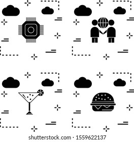 Universal Modern Icon Sheet For Websites And Mobile Applications

