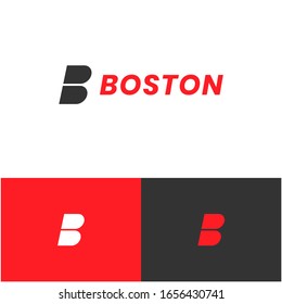 Concepto moderno de diseño del logotipo B. Vector para empresas. Eps 10 de moda
