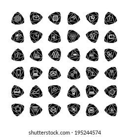 universal modern thin line icons for web and mobile app, business, finance, multimedia, hipster style
