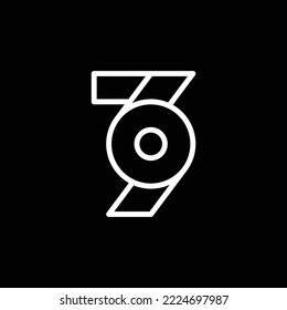 universal number, Tshirt design, minimal art