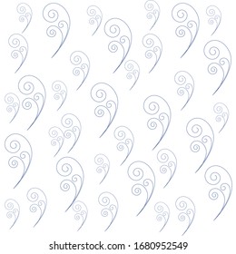 Universal ornamental vector seamless patterns. Endless texture for wallpaper, pattern fills, web page background, surface textures. Modern design ornament with waves, floral theme, moroccan design