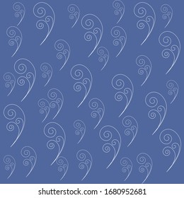 Universal ornamental vector seamless patterns. Endless texture for wallpaper, pattern fills, web page background, surface textures. Modern design ornament with waves, floral theme, moroccan design