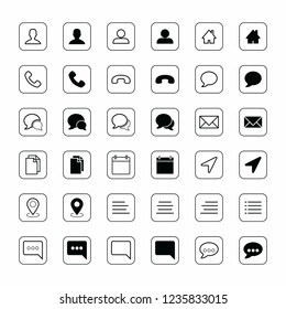 Universal Outline Icons For Web and Mobile