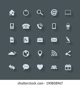 Iconos de esquema universal para web y móvil 