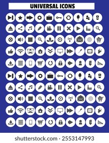  Iconos de contorno universal para Web y móvil