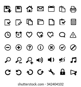 Universal Outline Icons For Web and Mobile Vector