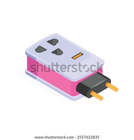 Universal power plug for connecting devices to electrical outlets