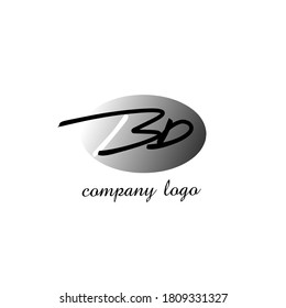 Universal premium letter BD symbol icon. linear creative monogram for business and company.