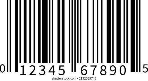 Universal Product Codes (UPC). Barcode Illustration