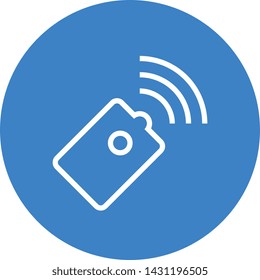 Universal Remote Control Outline Icon