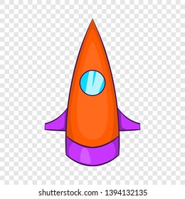 Universal rocket icon. Cartoon illustration of universal rocket vector icon for web