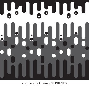 Universal seamless abstract pattern doodle geometric lines in retro memphis style, fashion 80-90s, black, white color. It can be used in printing, website backdrop, fabric design