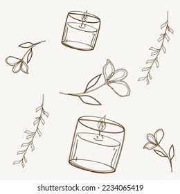 Universal seamless concise pattern in freehand drawing style, simple cute doodle vector illustration for design and print