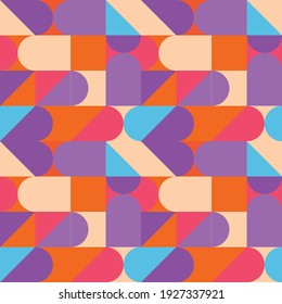  Universal seamless pattern for wallpaper, web or prints cover, textile, flyer, poster