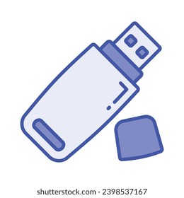 Universal serial bus, modern flat icon of usb, external storage device