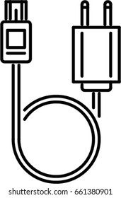 Universal Serial Bus outline icon