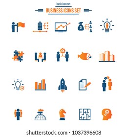 Universal set of business icons