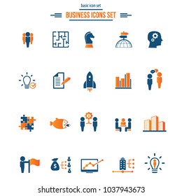 Universal set of business icons