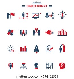 Universal set of business icons