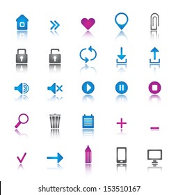 universal set of icons for web and phone