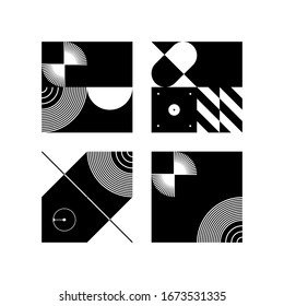 Universal shapes set for graphic design. Vector unique Abstract elements perfect suit for Branding, Bold advertisement, Sale posters, Background or Branding