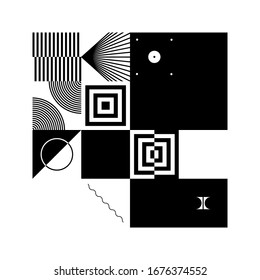 Universelle Formen für Grafikdesign. Einzigartige abstrakte Vektorillustration-Elemente, die sich perfekt für Branding, Fett-Werbung, Verkaufsplakate, Hintergrund oder Branding eignen
