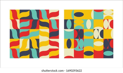 Universal shapes set for graphic design. Vector unique Abstract elements perfect suit for Branding, Bold advertisement, Sale posters, Background or Branding