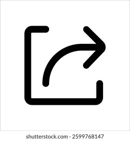 A universal share icon for easy content distribution across platforms.